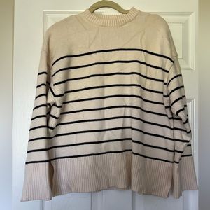 Zara striped knit sweater